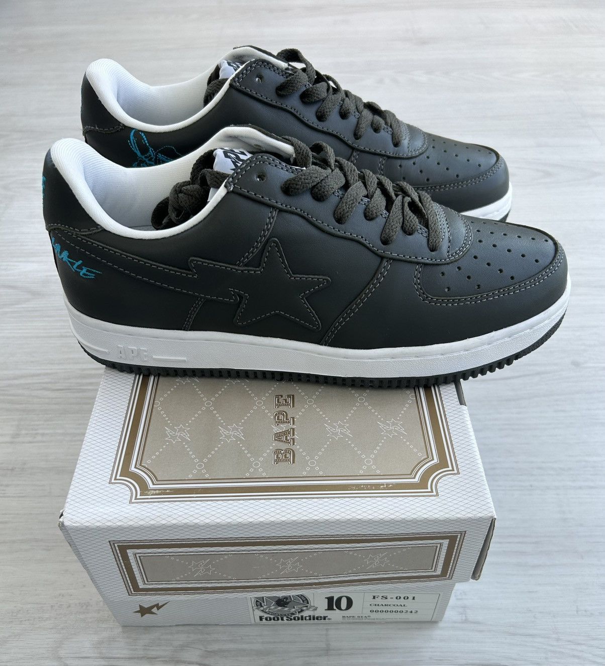 Bape VERY RARE OG 2003 A BATHING APE X UNKLE 1 OF 100 BAPESTA Size US 10 / EU 43 - 7 Thumbnail