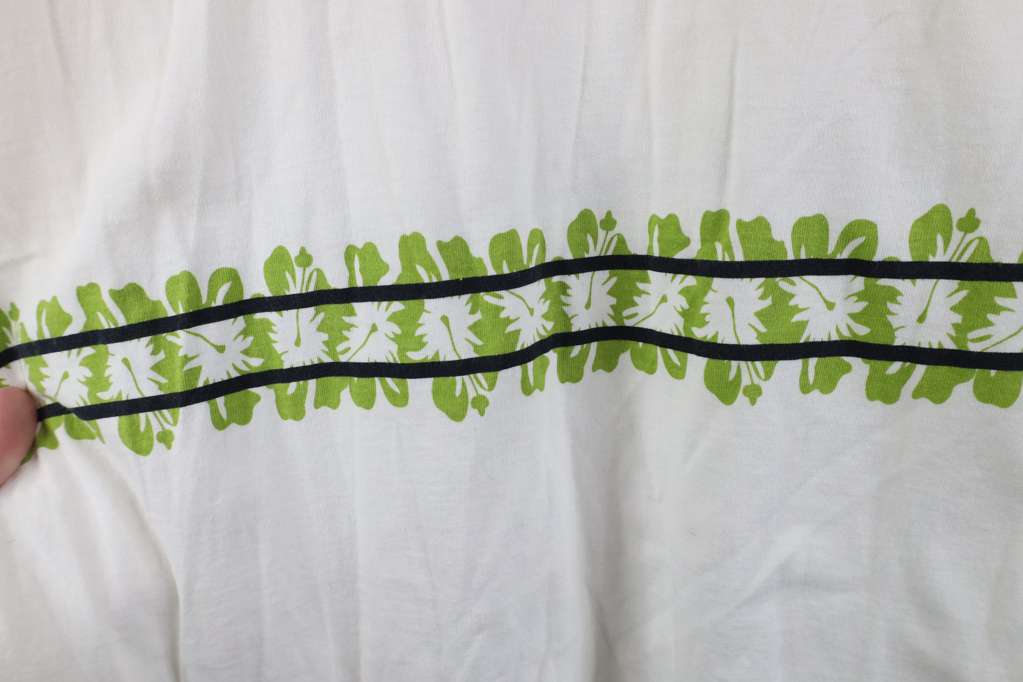 Ocean Pacific Vintage 90s Ocean Pacific OP Flower Surfing T-Shirt White Size US XL / EU 56 / 4 - 10 Thumbnail