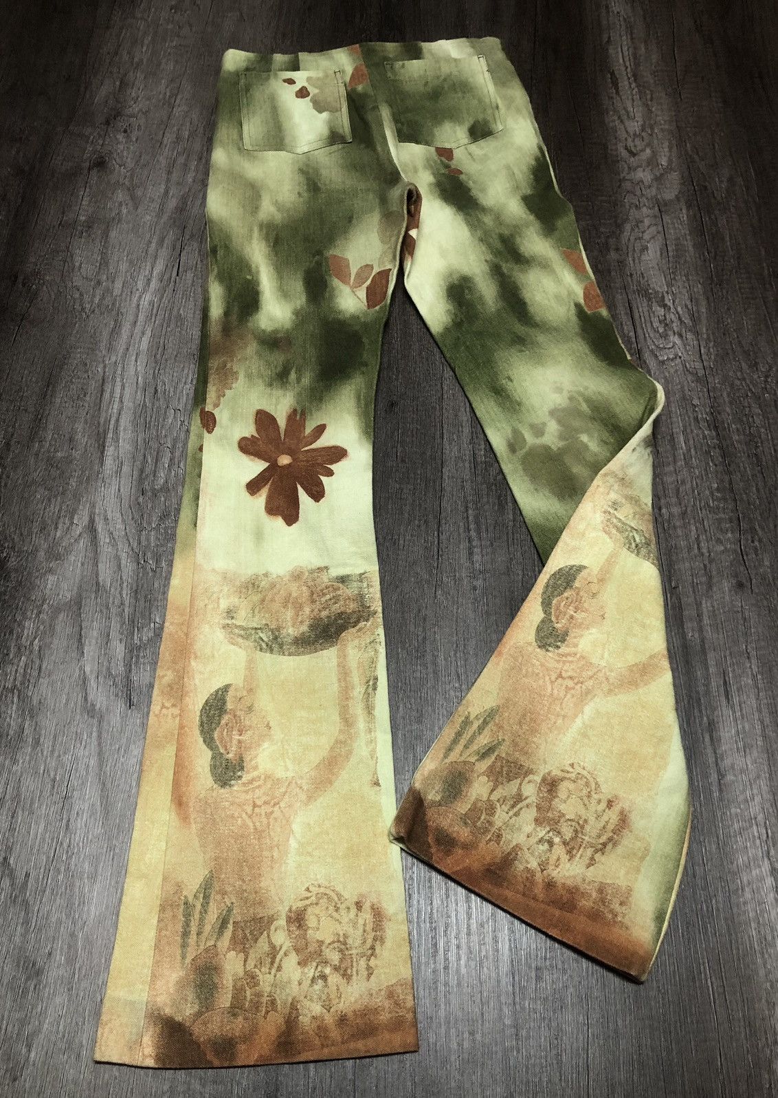 Vintage Liguid Pixie Flared Boot Cut Leg Jeans Size 27" / US 4 / IT 40 - 25 Thumbnail