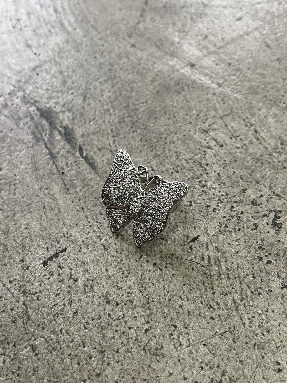 Other Artisanal Diamond Butterfly Ring (unisex) Size ONE SIZE - 13 Thumbnail