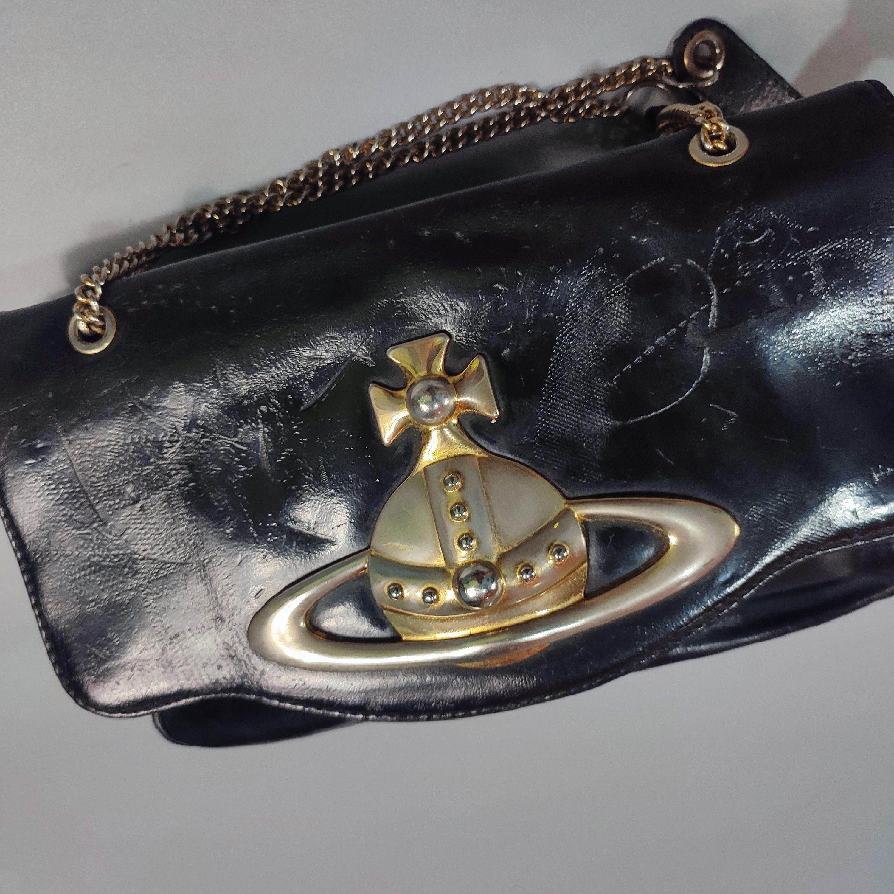 Vivienne Westwood VIVIENNE WESTWOOD ORB PLAQUE CHAIN BAG Size ONE SIZE - 14 Thumbnail
