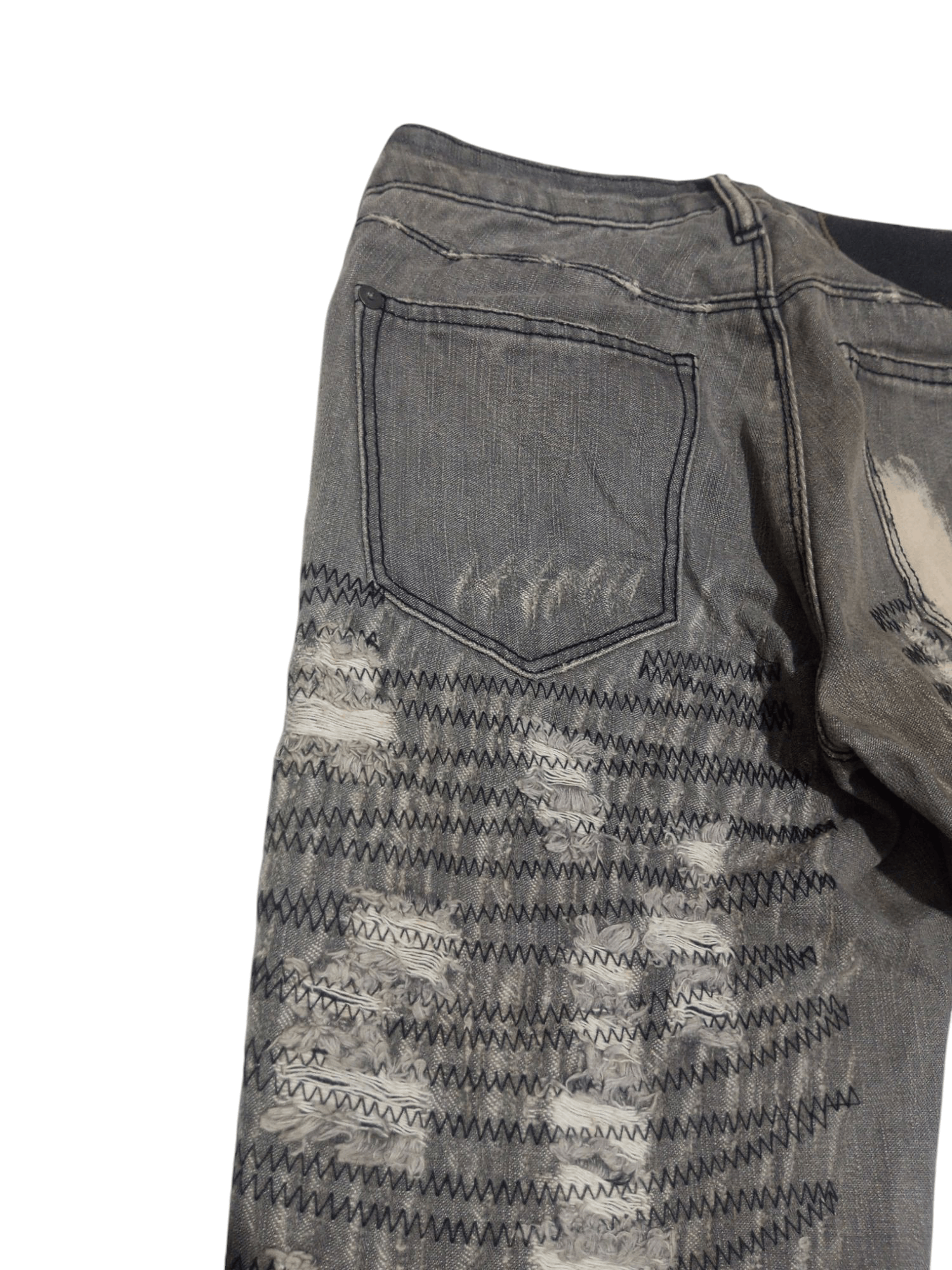 20471120 Vintage divided exclusive dividco by h&m distressed denim Size US 27 - 8 Thumbnail