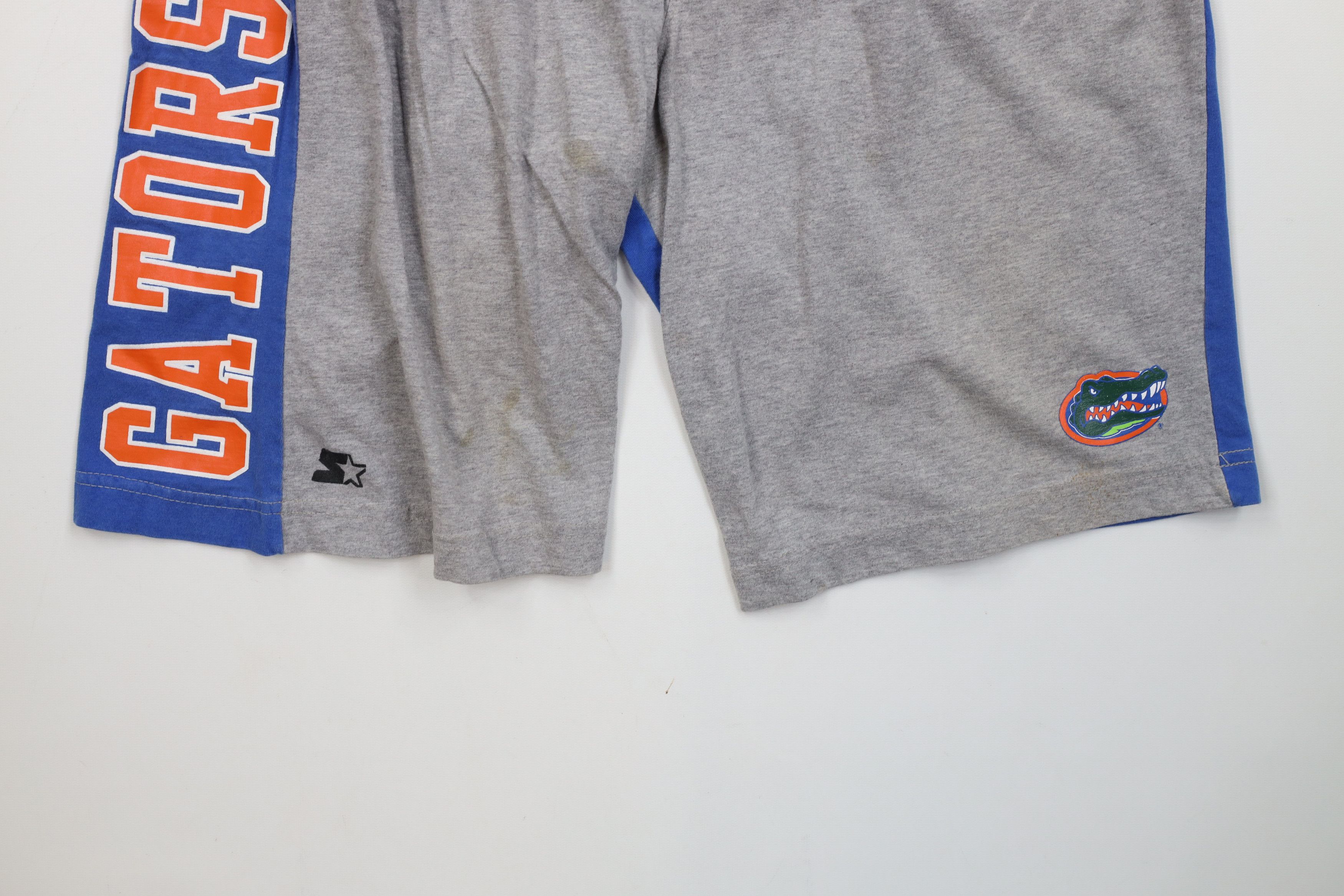 Starter Vintage 90s Starter University of Florida Shorts Gray Blue Size US 32 / EU 48 - 4 Thumbnail