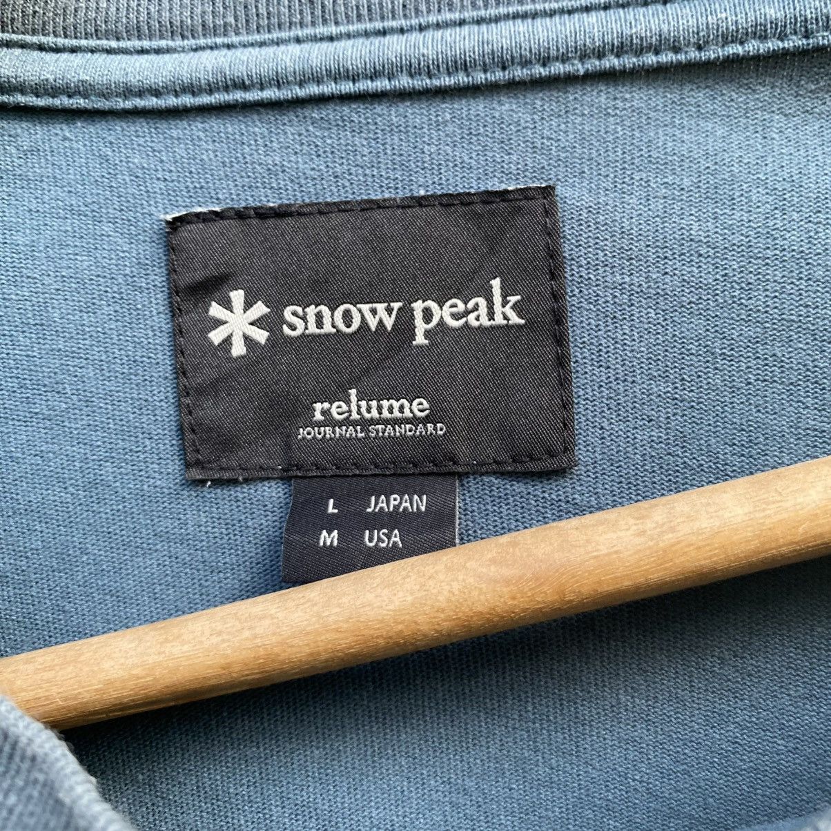 Snow Peak Thrashed Faded Snow Peak Tee Size US L / EU 52-54 / 3 - 5 Thumbnail