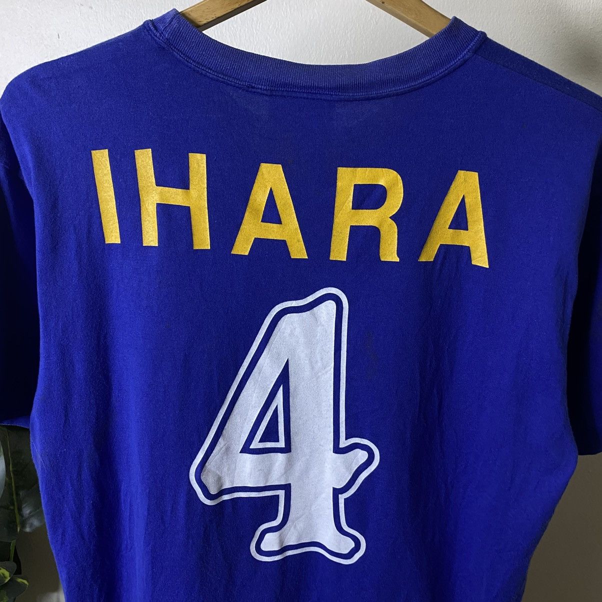 Vintage 1998 Japan National Football Team Ihara Nameset T Shirt Size US M / EU 48-50 / 2 - 2 Thumbnail