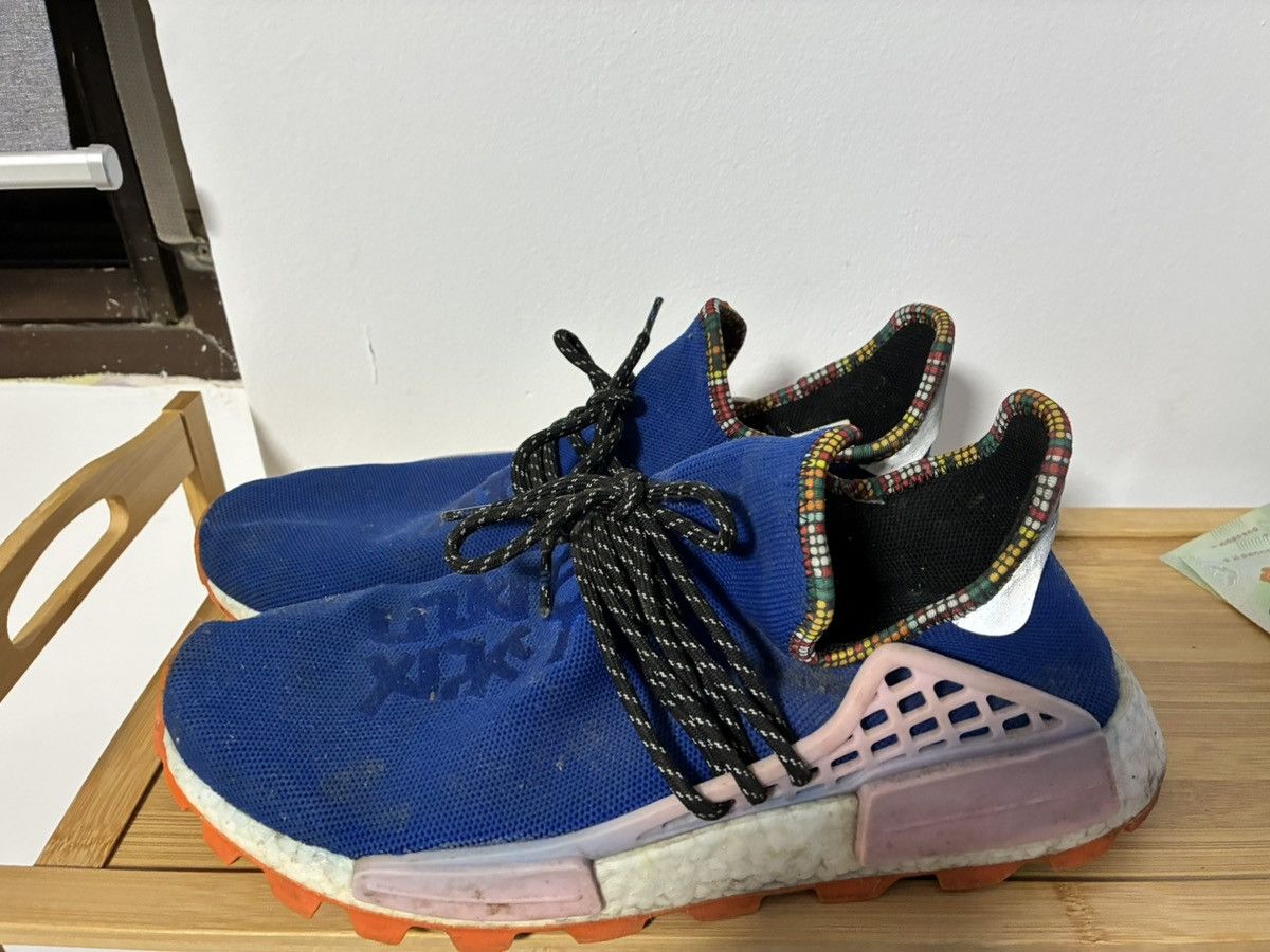 Adidas × Pharrell Adidas NMD Hu Pharrell Inspiration Pack Powder Blue Size US 11 / EU 44 - 2 Thumbnail