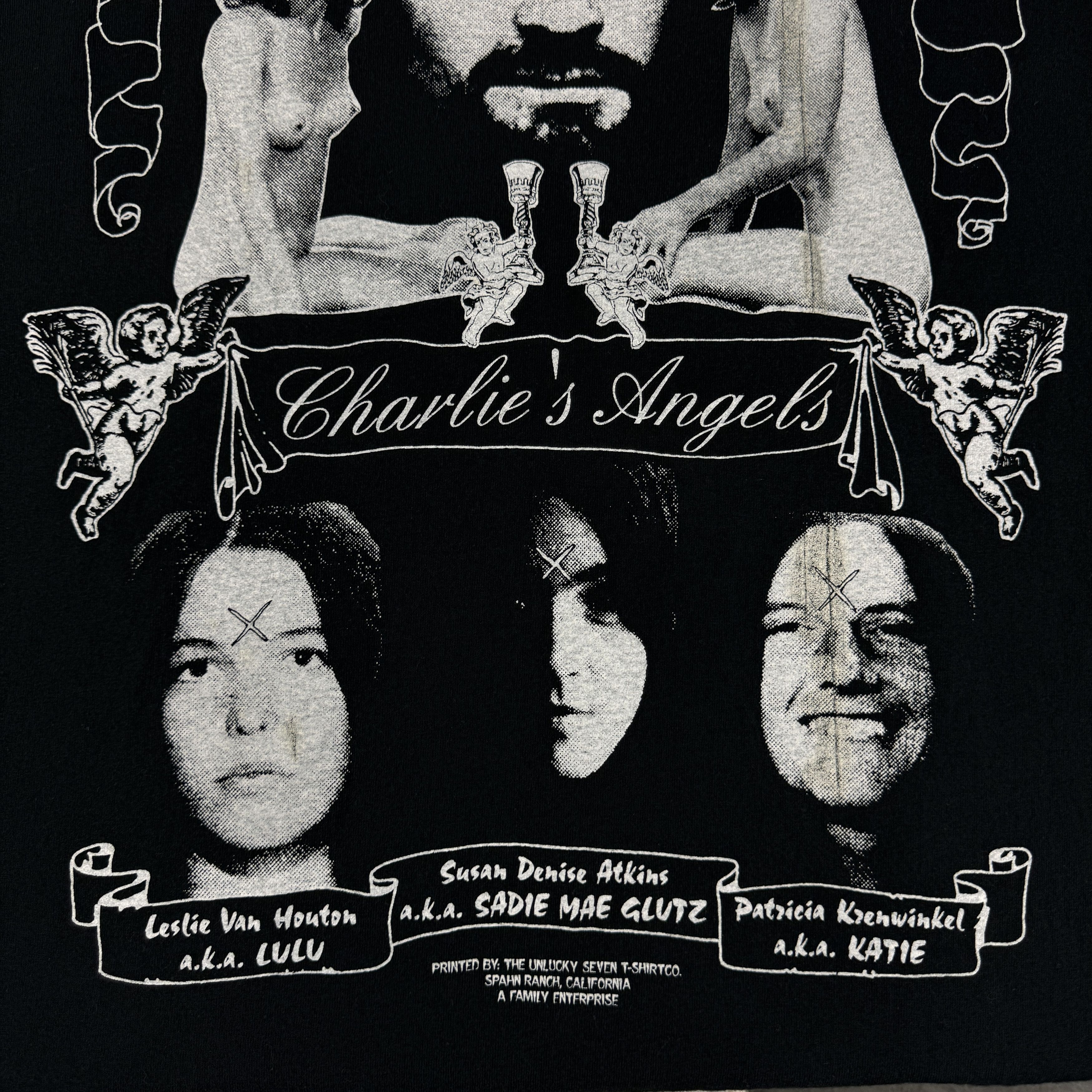 Vintage Vintage 90s Charles Manson & Charlie's Angel Shirt Size US XL / EU 56 / 4 - 6 Thumbnail