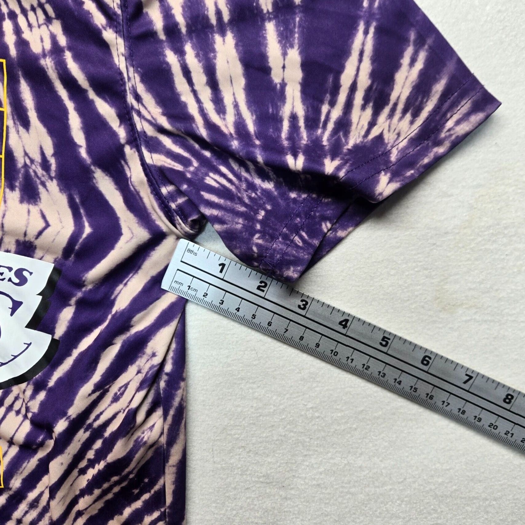 NBA NBA U Lakers Graphic Shirt M Purple Tie Dye LA Lakers Men's Medium Shirt Size US M / EU 48-50 / 2 - 5 Thumbnail