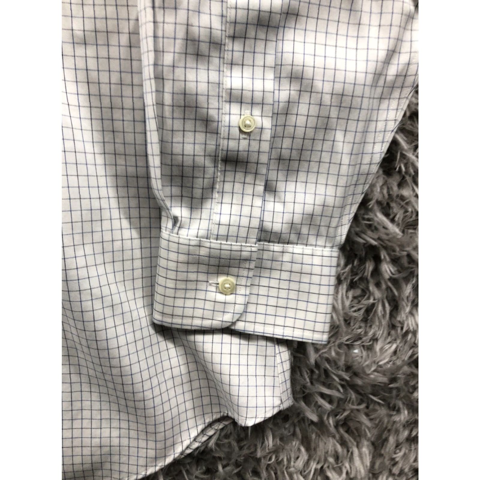 Jos. A. Bank Jos. A. Bank Travelers Collection Shirt Mens 16 33 Long Sleeve Button-Down White Check Vintage No Size US L / EU 52-54 / 3 - 3 Thumbnail