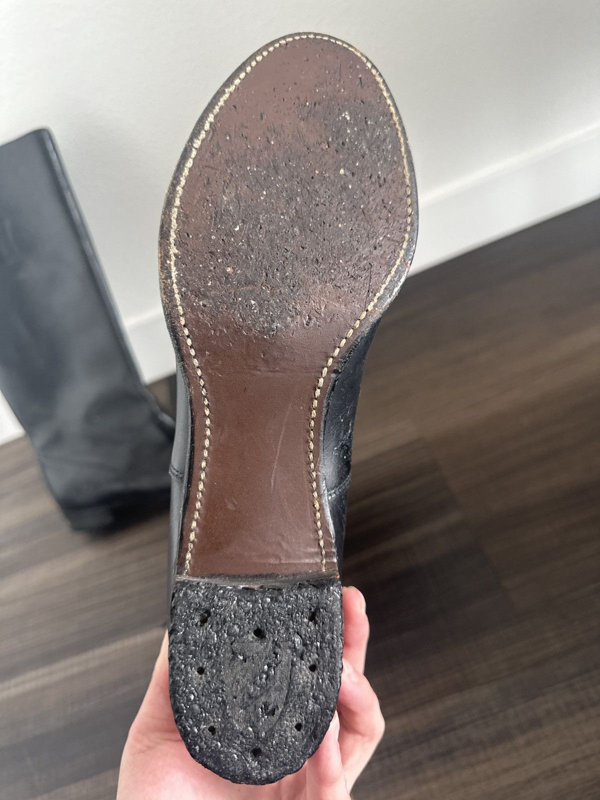 Leather × Vintage Cute Tie Leather Boot Size US 8.5 / IT 38.5 - 9 Thumbnail