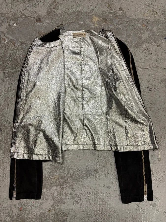 Emporio Armani AW2003 Emporio Armani Black Multi Full Zips Jacket Size S / US 4 / IT 40 - 8 Thumbnail
