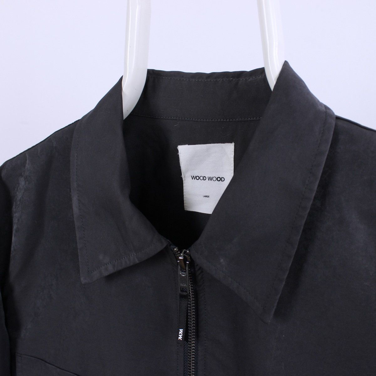 Wood Wood Wood Wood Egon Zip Shirt Jacket Dark Grey Size US L / EU 52-54 / 3 - 3 Thumbnail