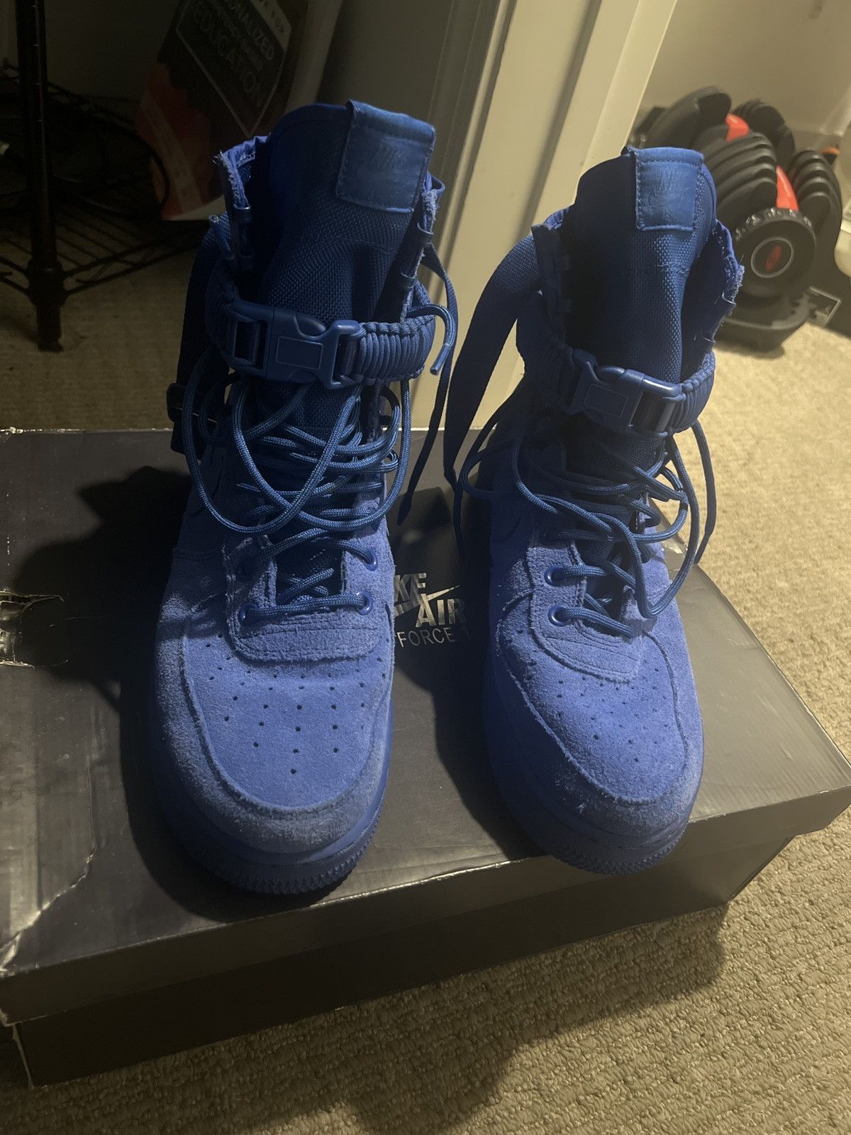 image of Nike Sf Af1 Shoes in Royal Blue, Men's (Size 9.5)