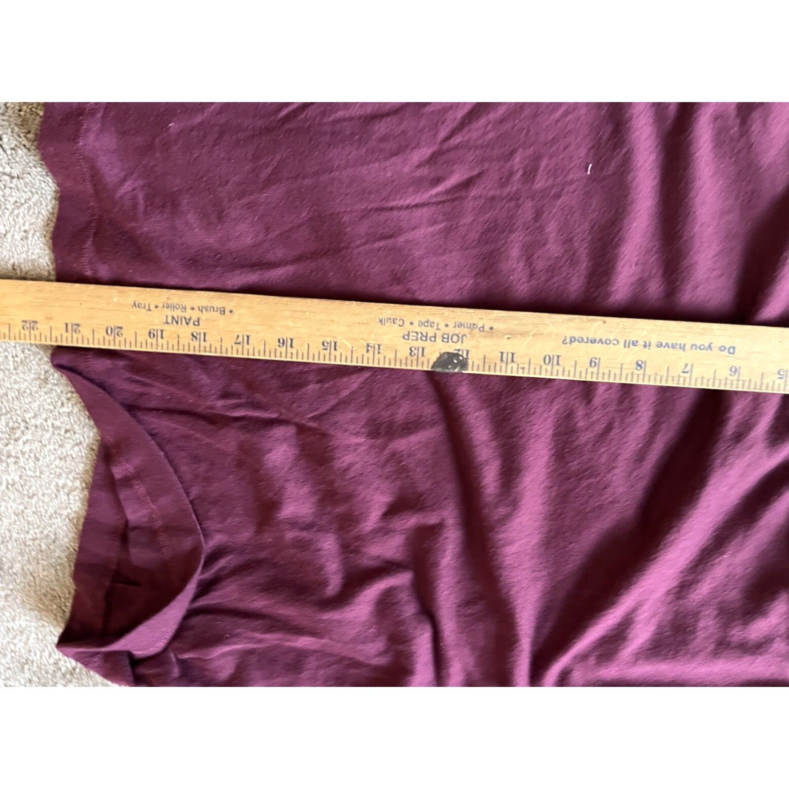 Express Express Womens Sweater Cropped Ribbed V Neck Stretch Maroon Large Size L / US 10 / IT 46 - 5 Thumbnail