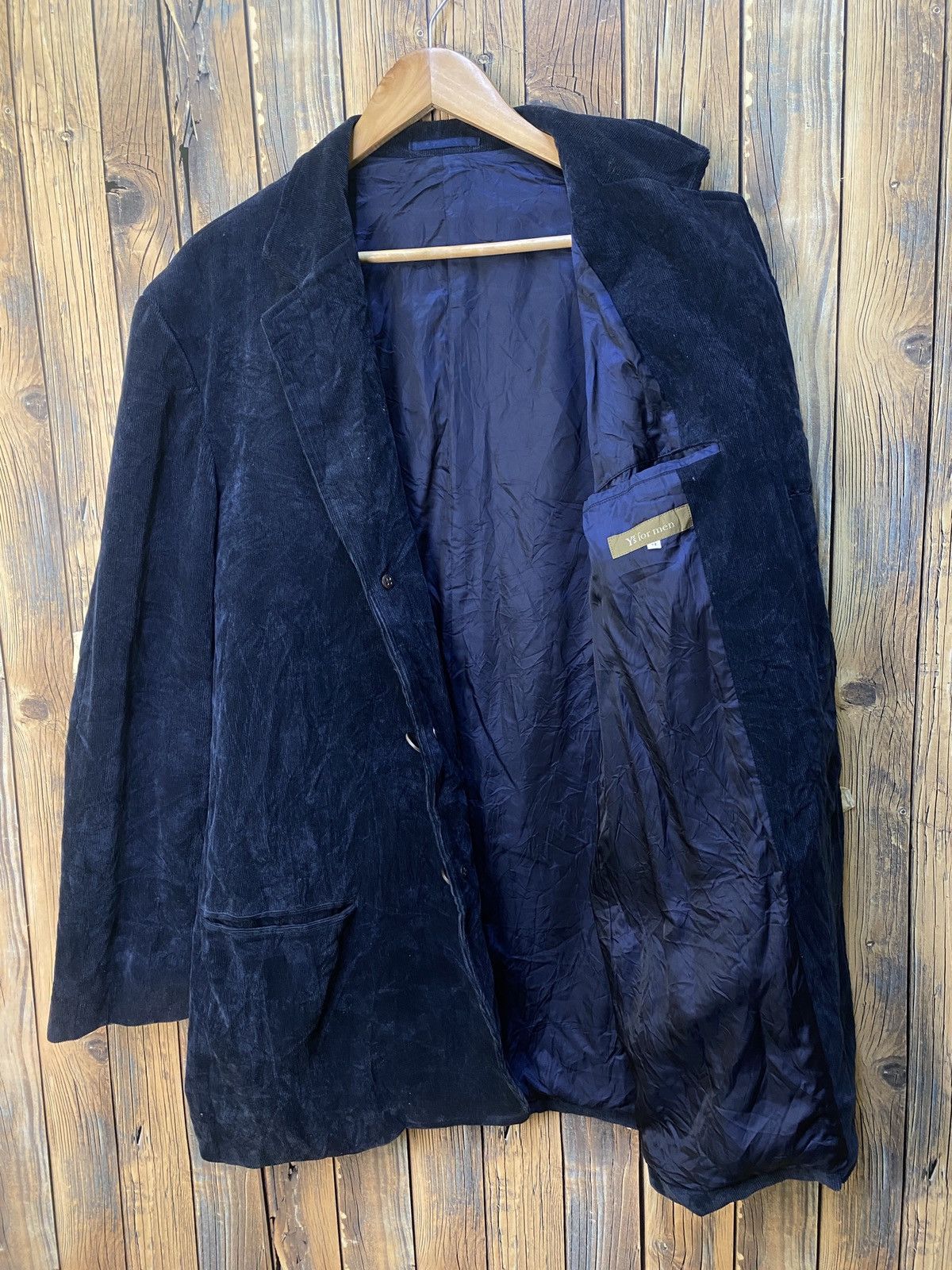 Y's for Men × Yohji Yamamoto Ys for men by yohji yamamoto blue velvet jacket Size US M / EU 48-50 / 2 - 7 Thumbnail