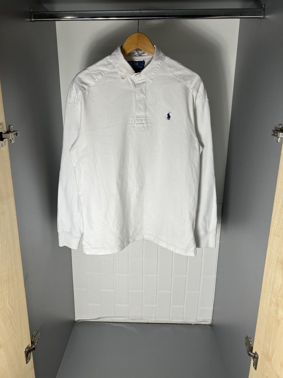 Polo Ralph Lauren VINTAGE POLO RALPH LAUREN RETRO RUGBY CLASSIC CASUAL Y2K 90s Size US L / EU 52-54 / 3 - 8 Thumbnail