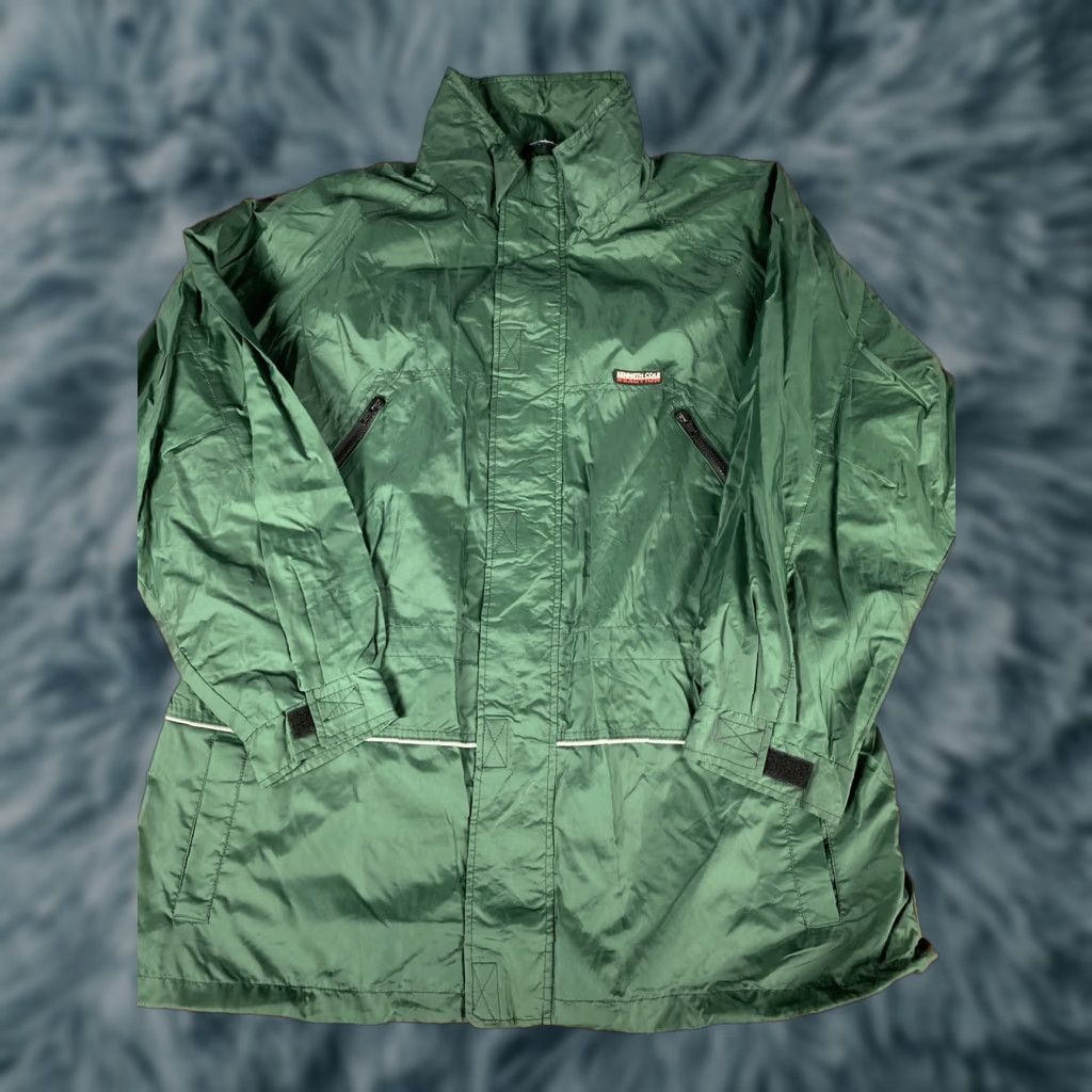 Kenneth Cole VINTAGE Kenneth Cole Outerwear Windbreaker Parka Jacket L Men Green Size US L / EU 52-54 / 3 - 1 Thumbnail