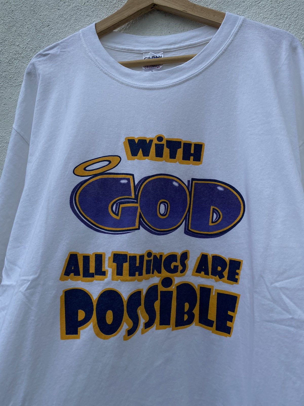 Vintage Vintage God Humor Wording Size US L / EU 52-54 / 3 - 6 Thumbnail