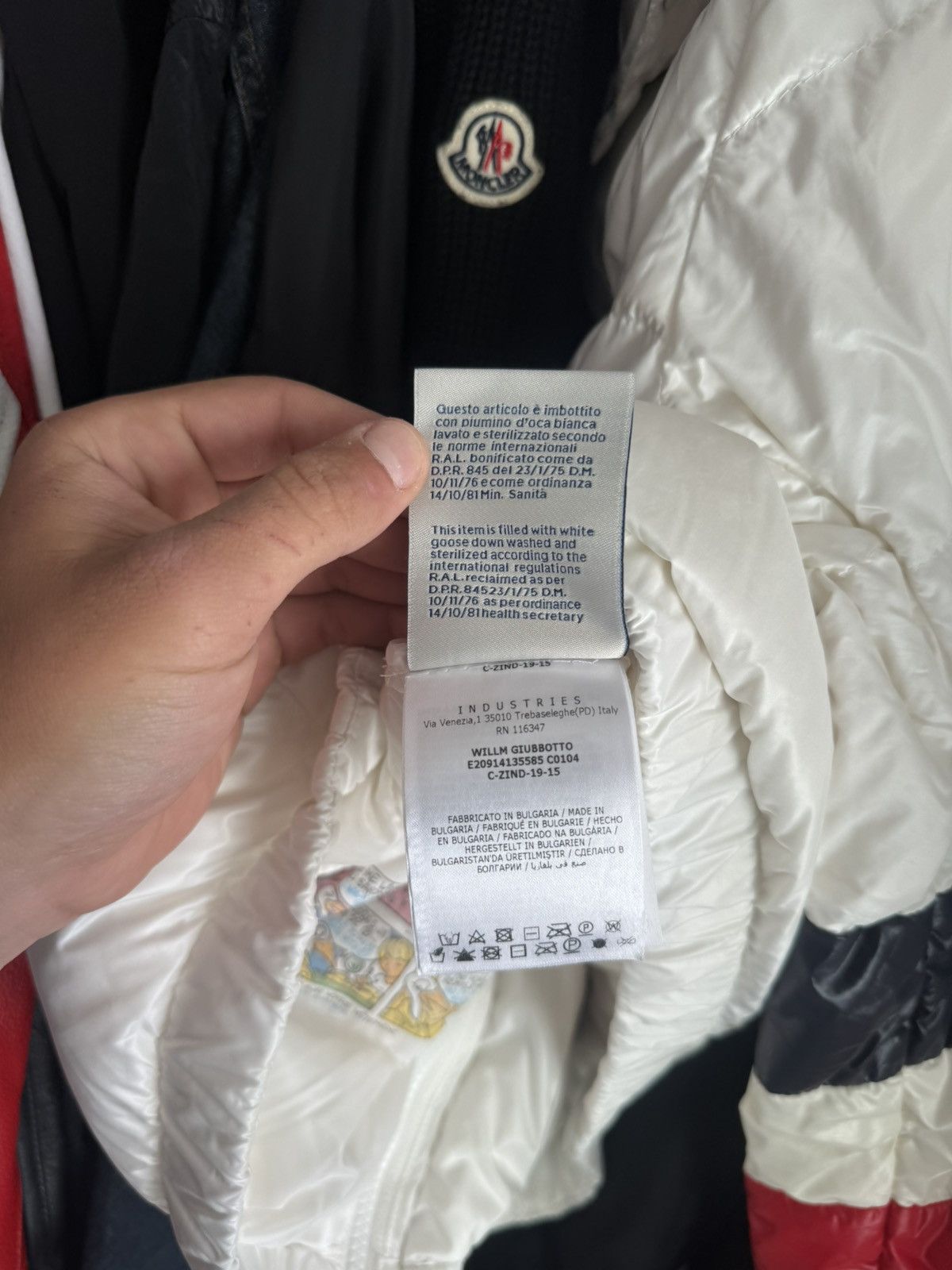 Moncler MONCLER Willm white hooded quilted down puffer jacket Size US S / EU 44-46 / 1 - 8 Thumbnail