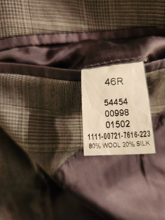 Jos. A. Bank jos.a.bank men's 80%wool 20%silk 2 PC suit size: 46R Size 46R - 6 Thumbnail