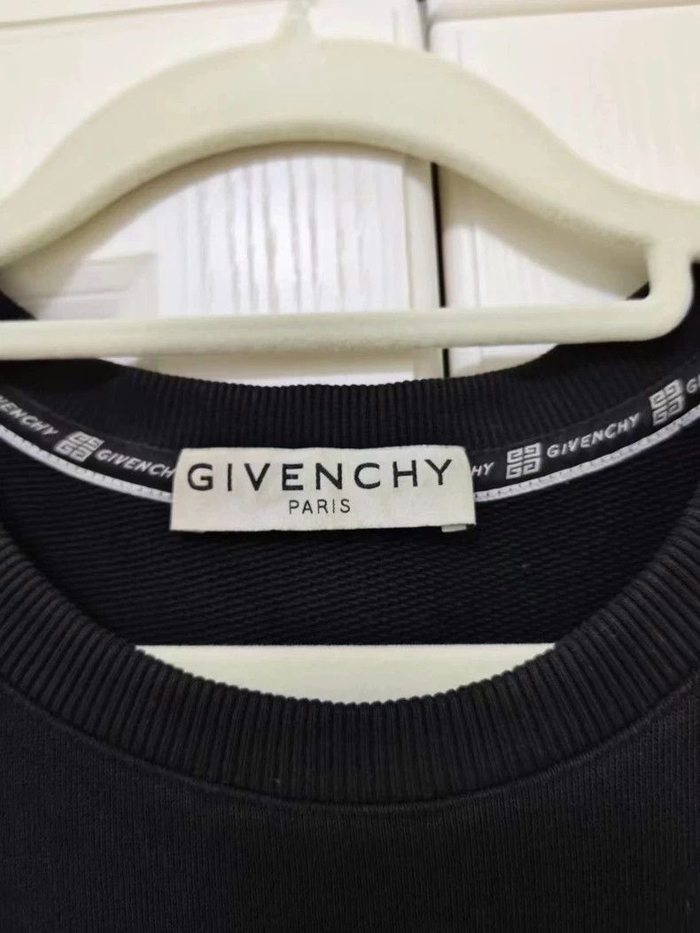 Givenchy Givenchy Black Torn Letter Logo Hoodie Size US M / EU 48-50 / 2 - 2 Thumbnail
