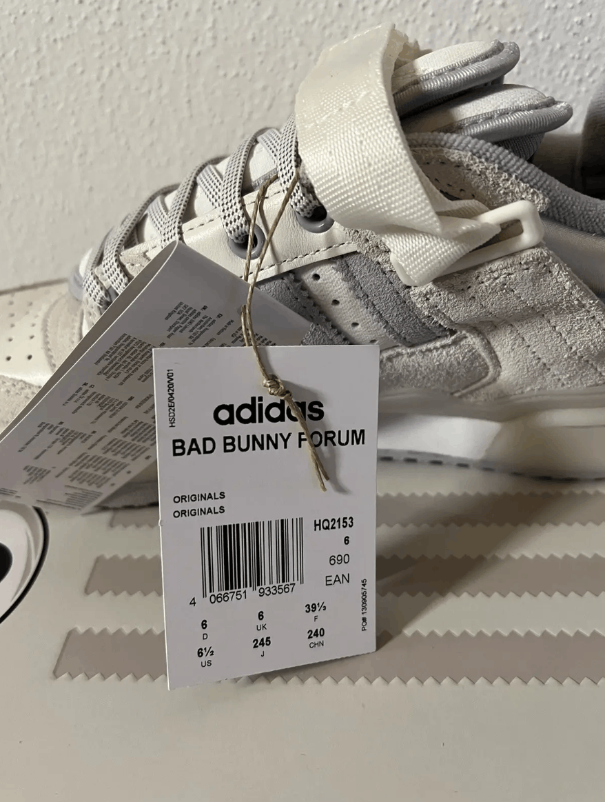 Adidas Bad Bunny x Adidas Forum Low Buckle White Beige W US 6 1/2 Size US 6.5 / IT 36.5 - 5 Thumbnail
