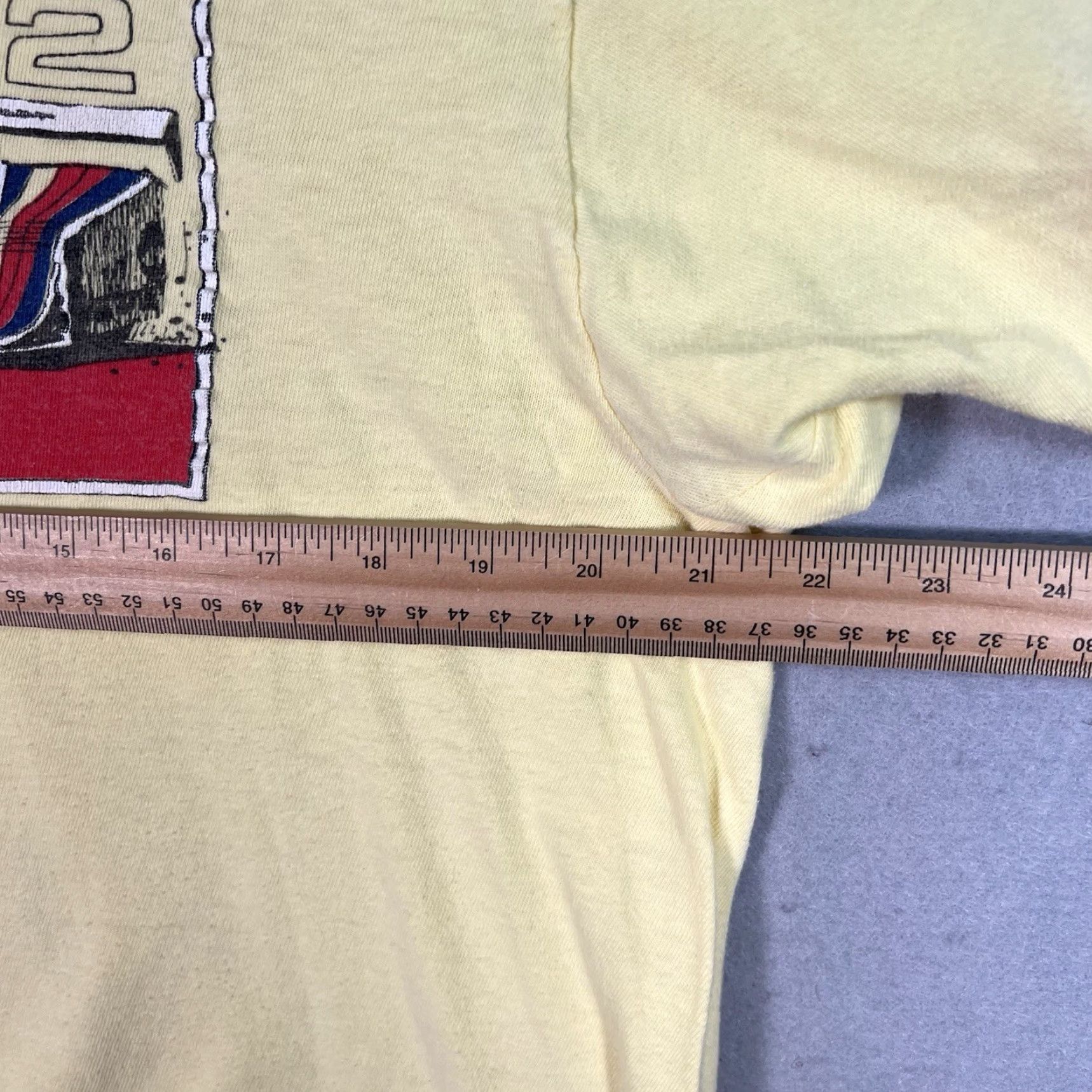 Jockey VINTAGE Can Am Road American Racing 1982 T Shirt Adult XL Yellow USA Made Mens XL Graphic Tee 1980s Sportswear/Beach Size US XL / EU 56 / 4 - 2 Thumbnail