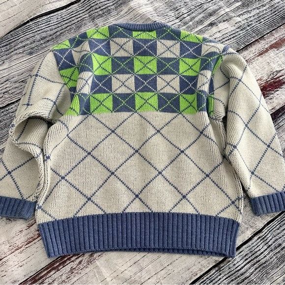 Vintage Vintage 80’s “The Aspen Lid” Wool Blend Argyle Knit Sweater Size S / US 4 / IT 40 - 7 Thumbnail