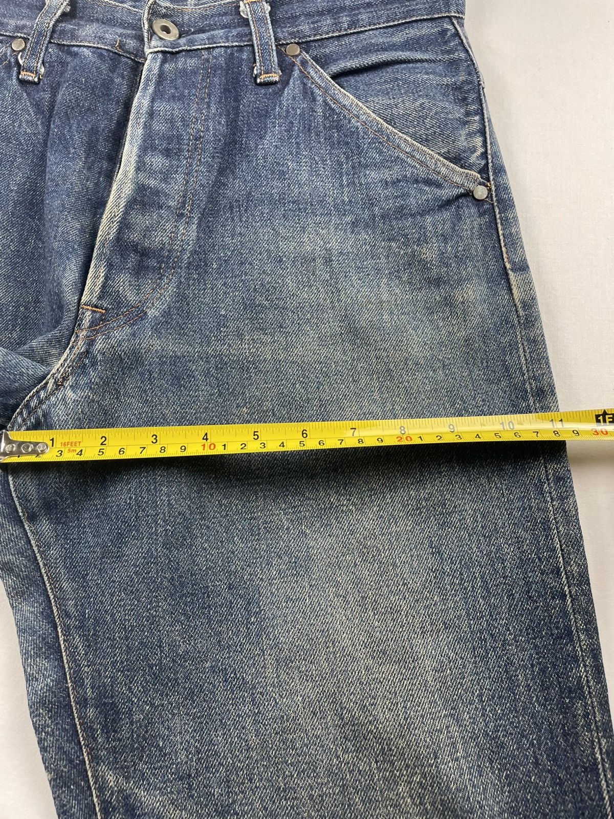 Japanese Brand Vintage Selvedge Denimland State by Virus Branded Size US 30 / EU 46 - 14 Thumbnail