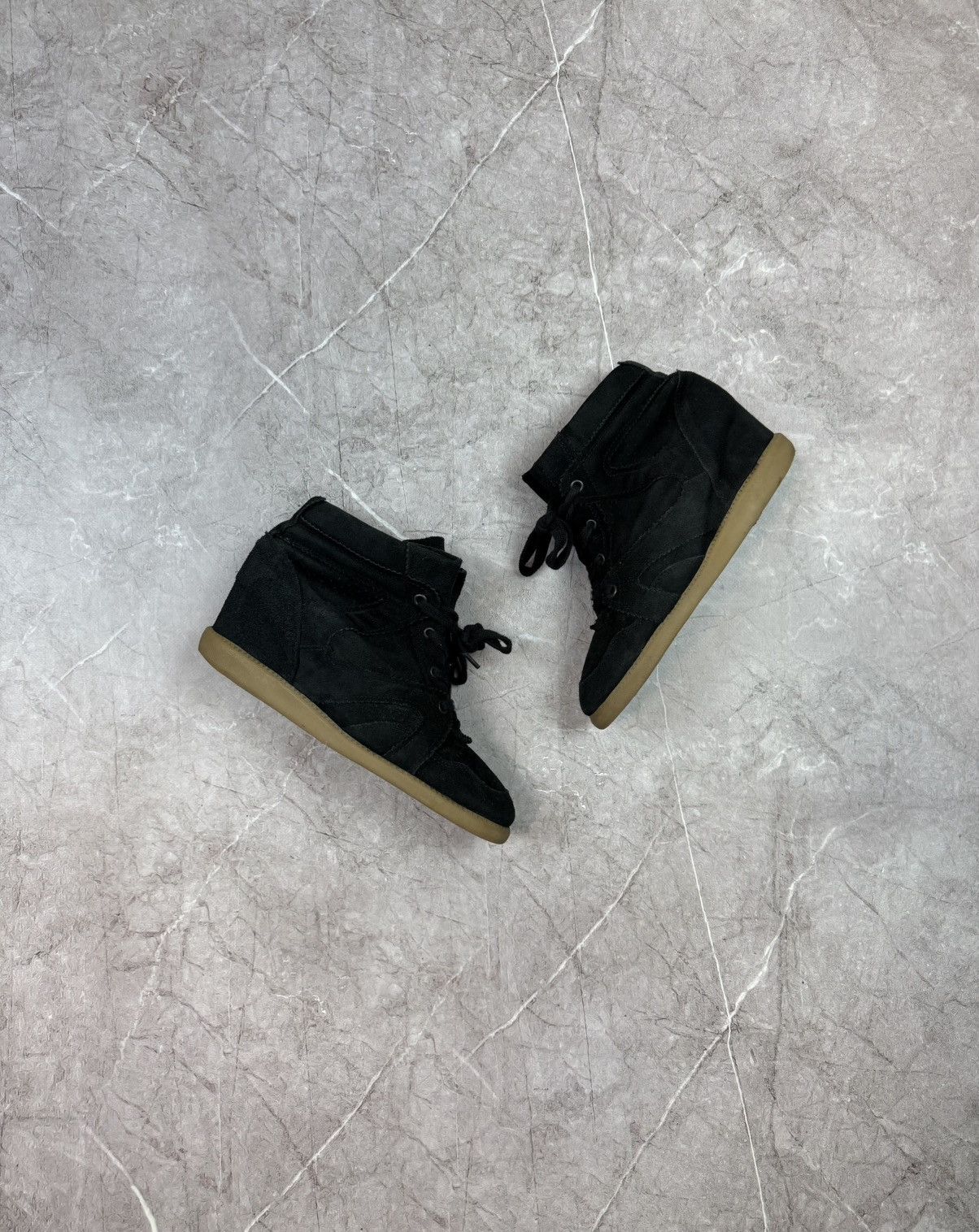 Isabel Marant Isabel Marant style y2k Baskets black suede femme shoes Size US 10 / IT 40 - 2 Thumbnail