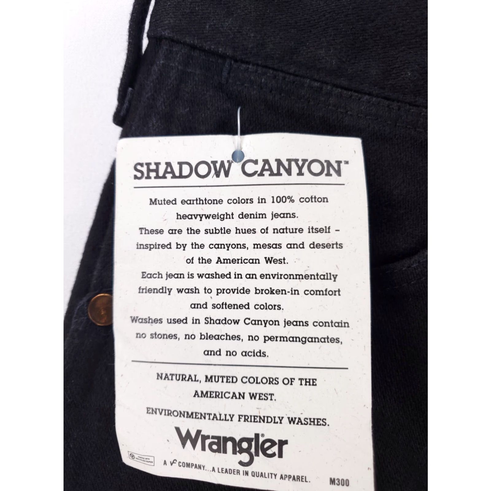 Wrangler VINTAGE Wrangler Jeans Slim Fit Black Western Wear Cowboy Mens 36 x 36 NWT 90s Jeans Mens Black Slim Fit Western Cowboy NWT Size US 36 / EU 52 - 4 Thumbnail
