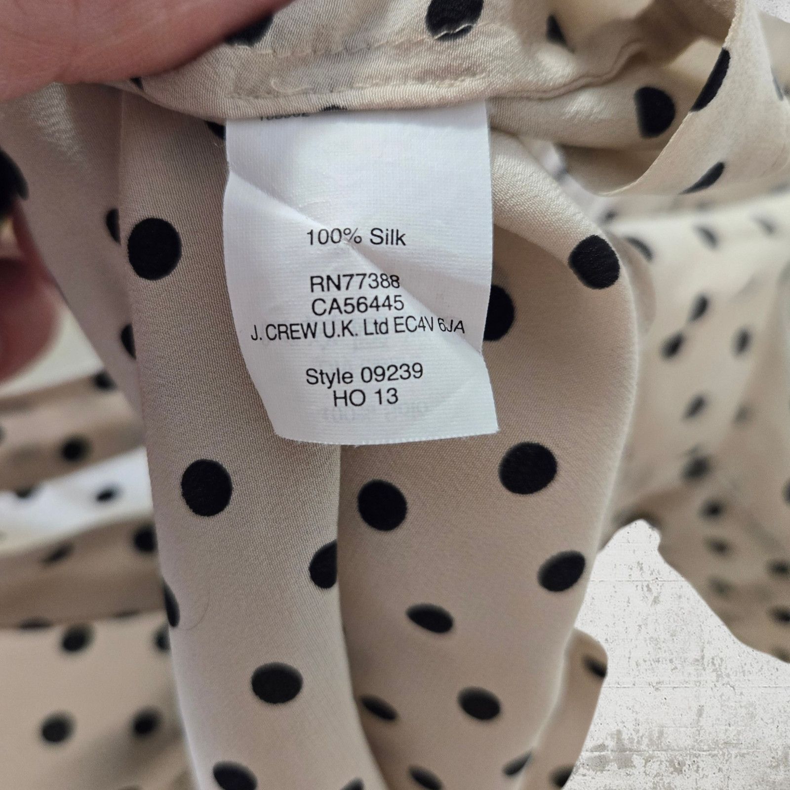 Madewell Madewell Silk Polka Dot Ruffle Blouse Size XS Size XS / US 0-2 / IT 36-38 - 4 Thumbnail