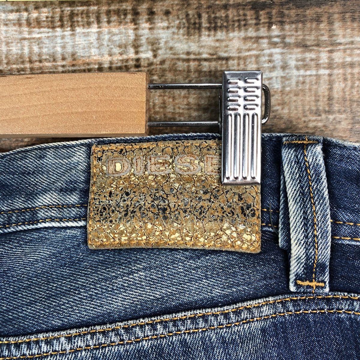 Diesel DLL Diesel Larkee Blue Distressed Denim Pants #C082 Size US 30 / EU 46 - 13 Thumbnail