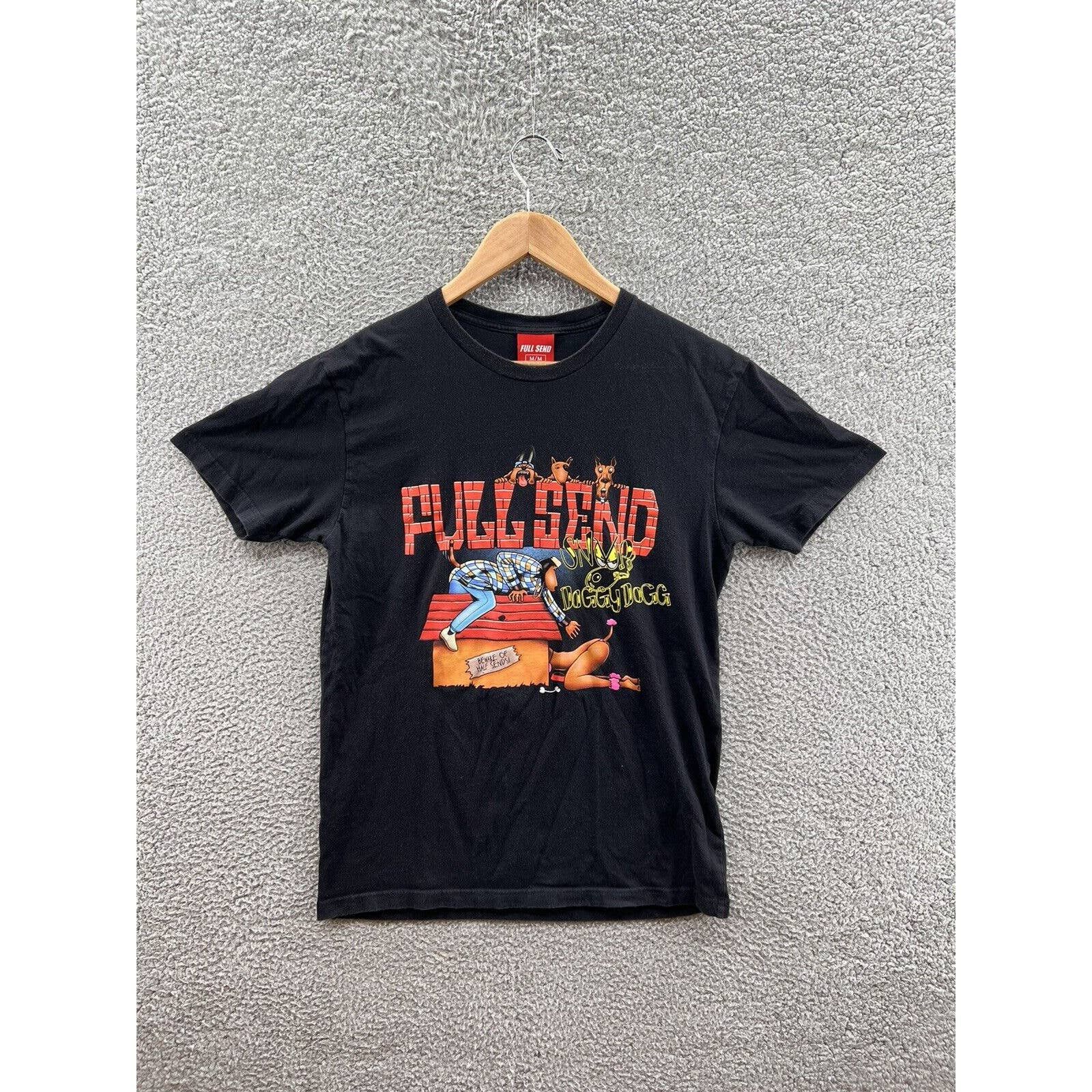 Full Send Snoop Doggy Dog Doggystyle Album Death Row T-Shirt