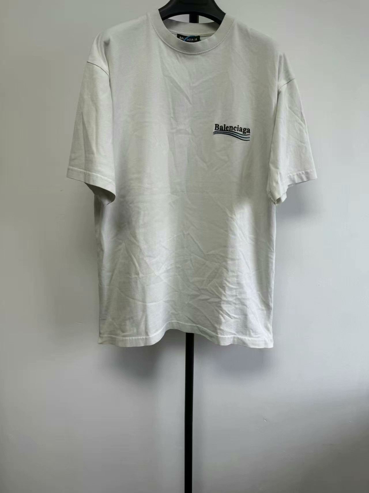 Balenciaga Balenciaga Embroidered Short-Sleeve Top Size XS / US 0-2 / IT 36-38 - 1 Thumbnail