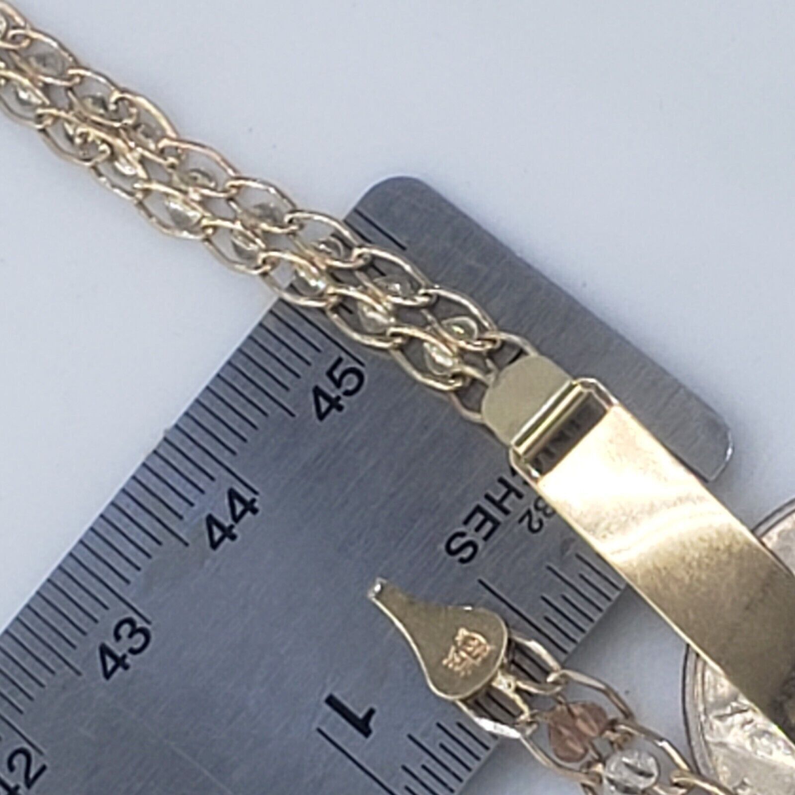 Other Womans real 10k Tri Gold bracelet Size ONE SIZE - 12 Thumbnail