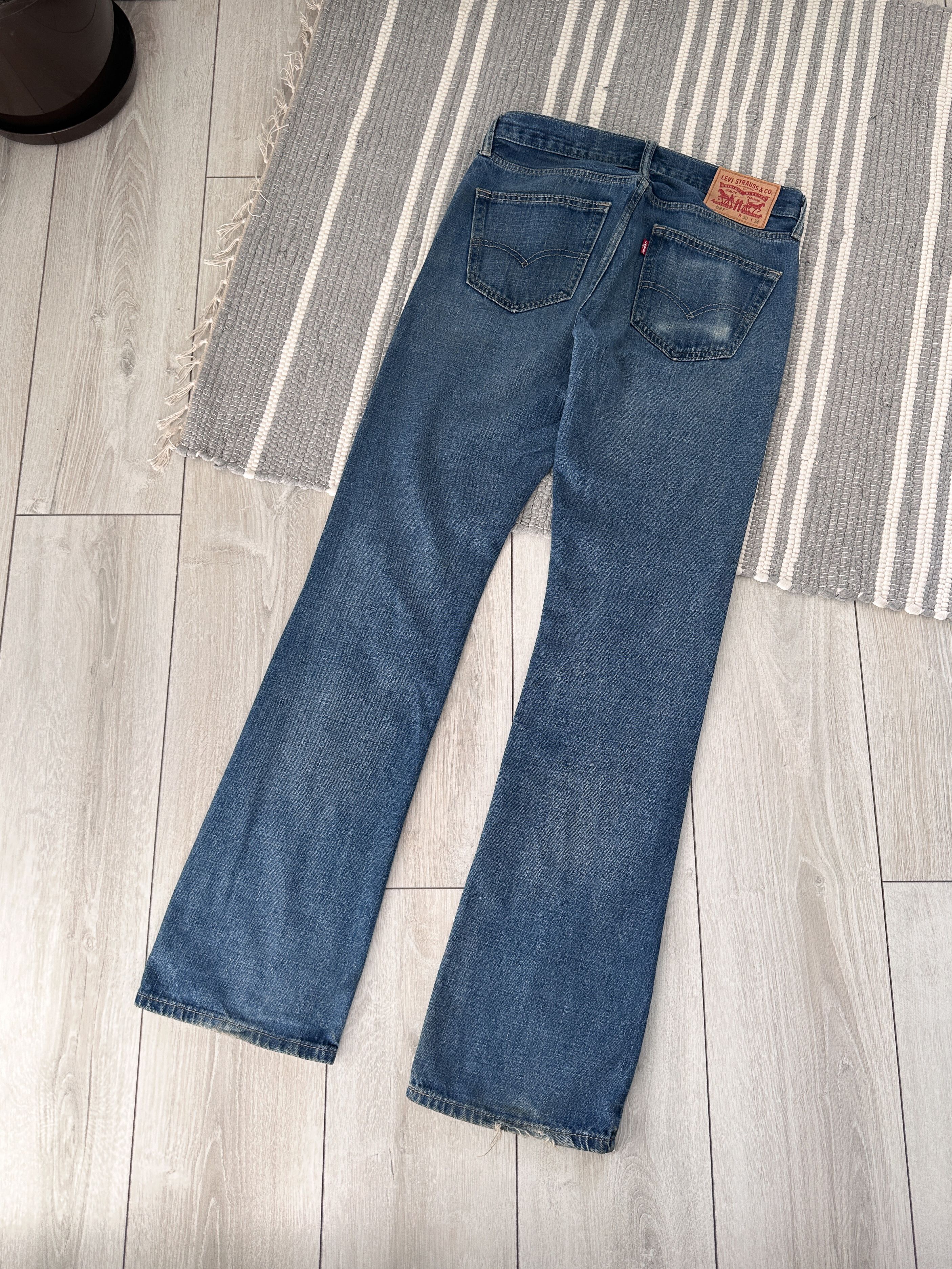 Levi's Levi's 527 Flare Blue Denim Jeans Pants Size 30" / US 8 / IT 44 - 1 Thumbnail