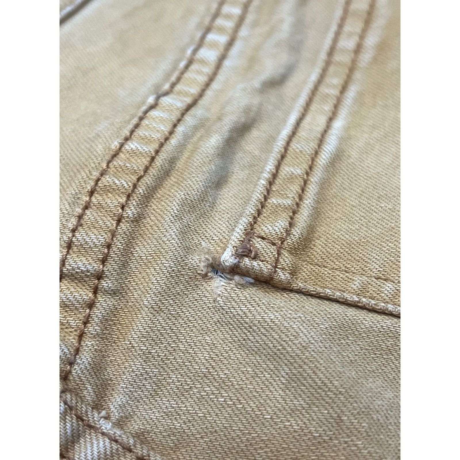 Madewell Madewell High-Rise Denim Shorts Womens Size 29 Burnt Orange Button Fly K9543 Size 29" - 7 Thumbnail