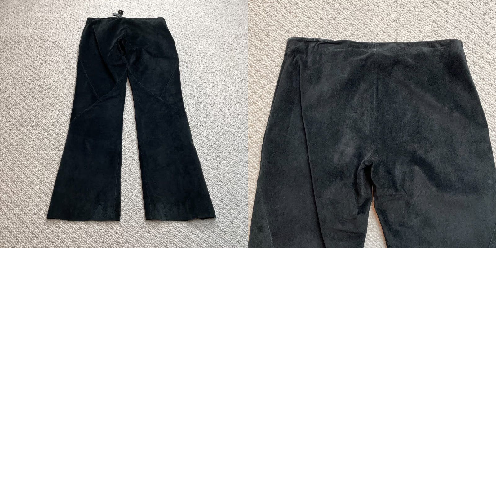 Nicole Miller Nicole Miller Pants Womens 8 Black Leather Straight 33x32 Chino Casual Regular 90s? No. Size 30" / US 8 / IT 44 - 8 Thumbnail