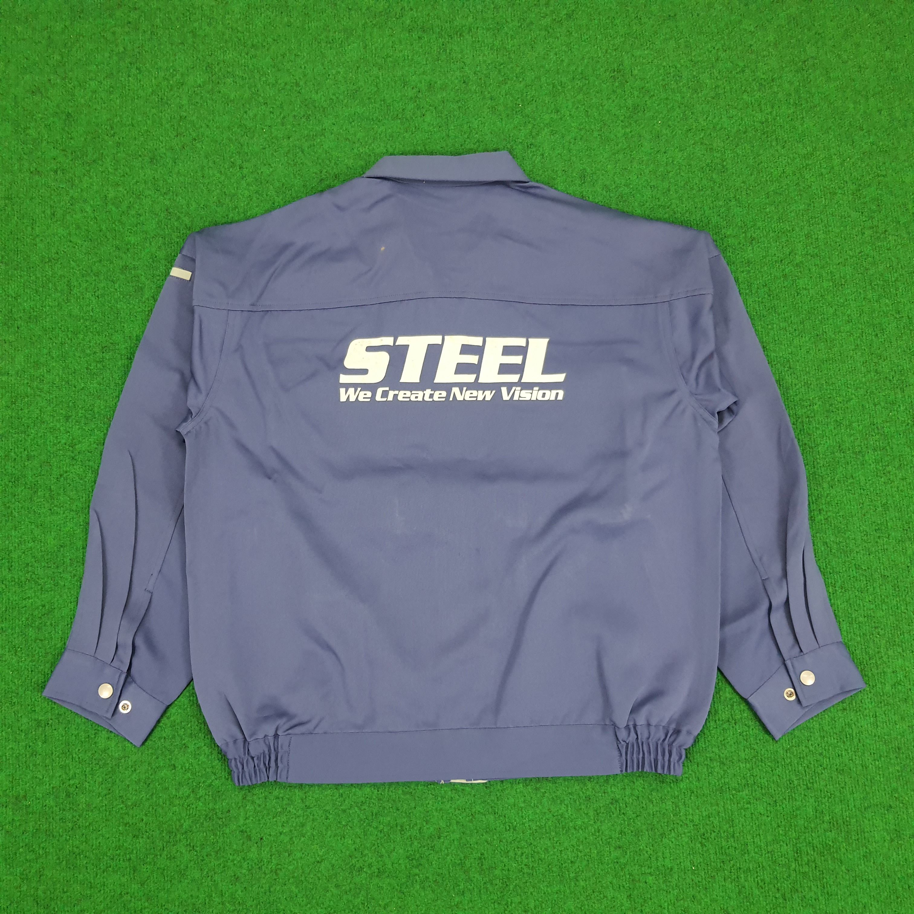 Vintage Vintage New Vision STEEL Japanese Brand Jacket Size US L / EU 52-54 / 3 - 1 Thumbnail