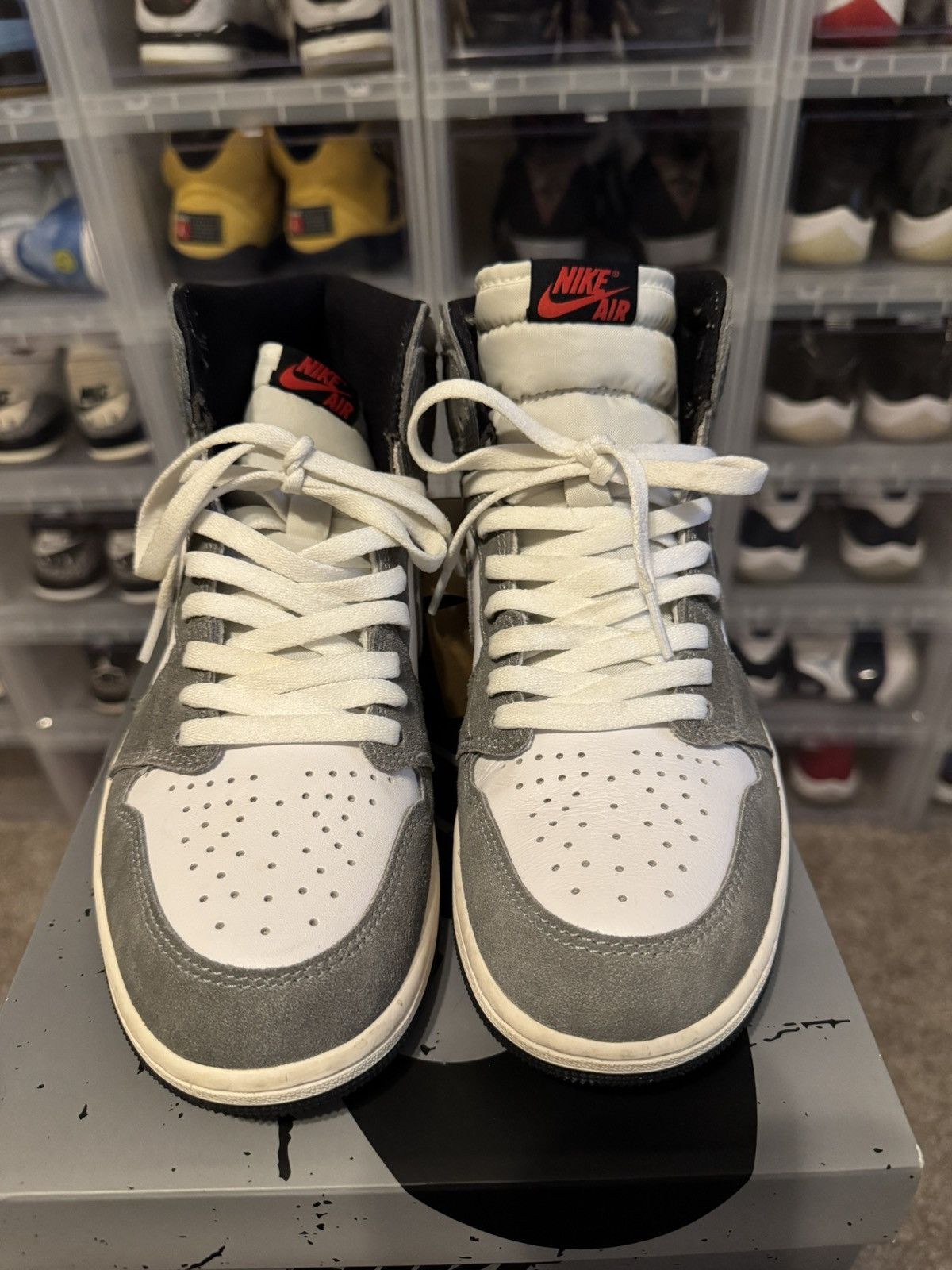 Jordan Brand × Nike Jordan 1 Retro High OG “Washed Black” Size US 9 / EU 42 - 2 Thumbnail