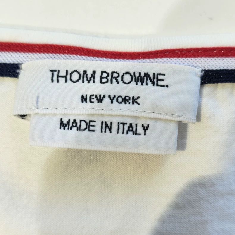 Thom Browne Thom Browne White short sleeves Size US L / EU 52-54 / 3 - 5 Thumbnail