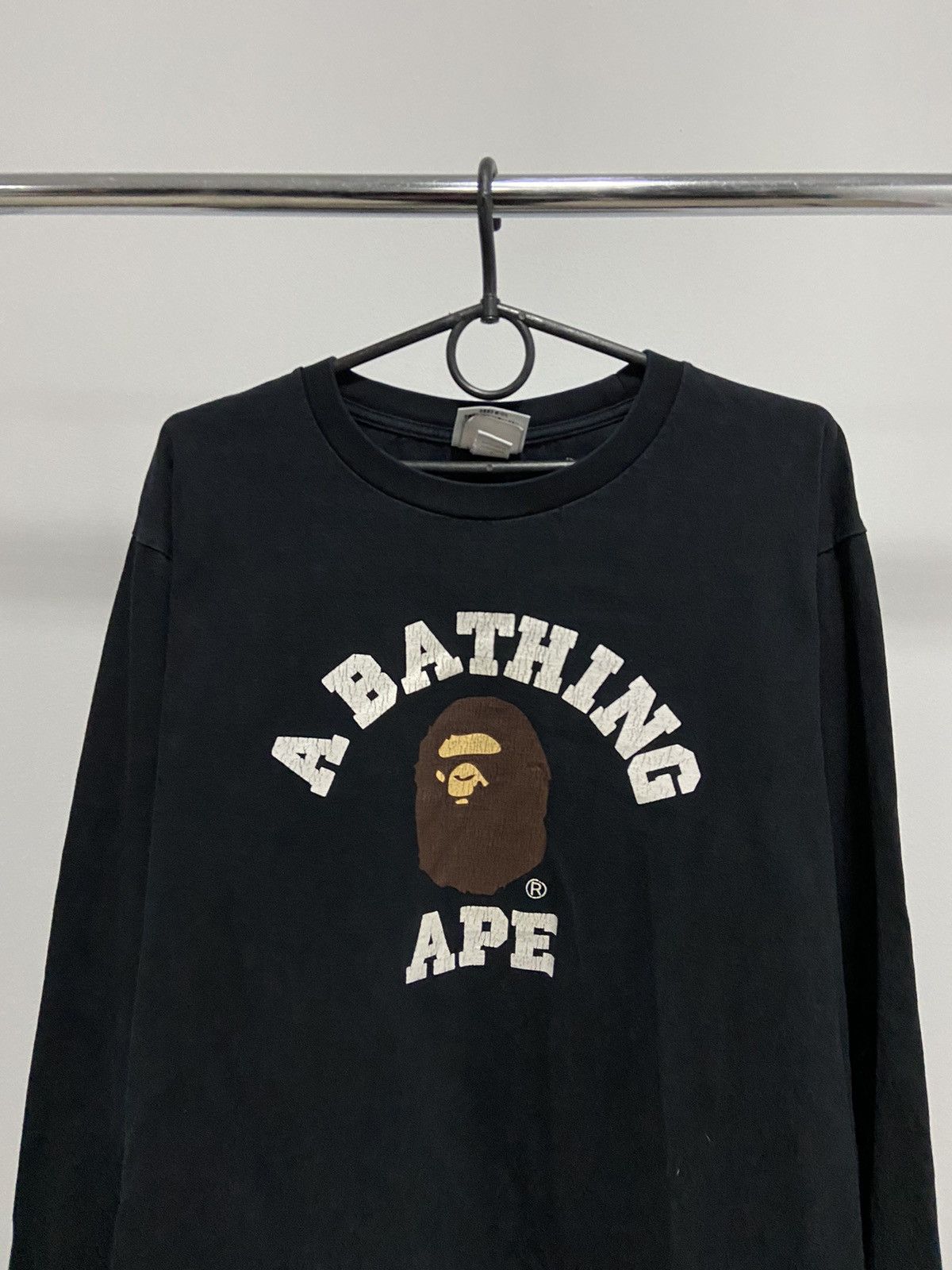Bape College L/S Tee Size US L / EU 52-54 / 3 - 2 Thumbnail