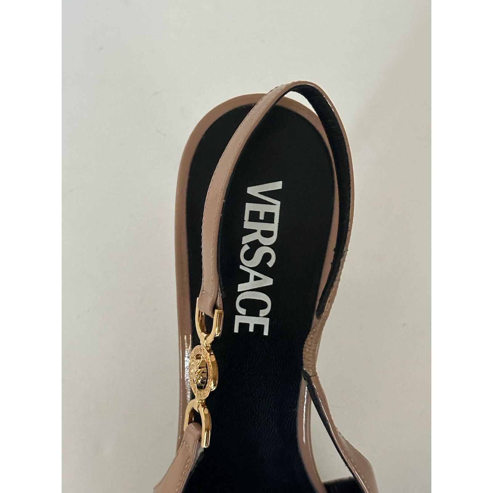 Versace Versace Sling Back Leather Pump Shoes Blush 11 US 1012428 Size US 11 / IT 41 - 10 Thumbnail