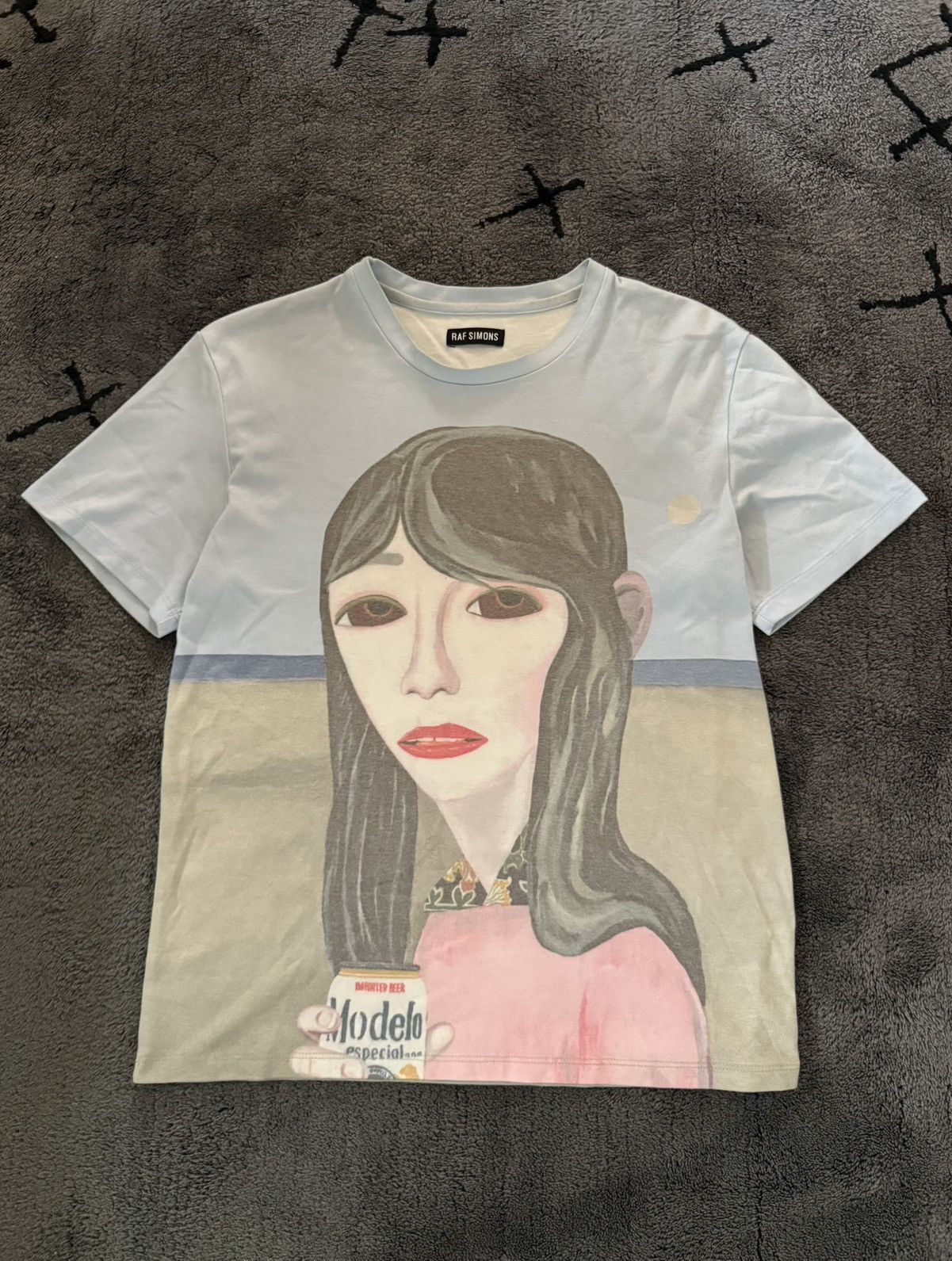 Raf Simons SS13 Brian Calvin “Alta California” Modelo Tee Size US S / EU 44-46 / 1 - 1 Thumbnail