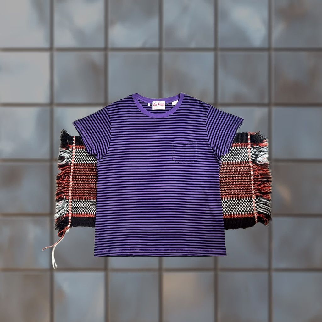Levi's LVC Levi's Vintage Clothing T-Shirt L Adult Men Purple 50s 60s 70s Striped Short Sleeve Crew Neck BNWOT NOS New Pocket Printed 2010-2019 NOS Size US L / EU 52-54 / 3 - 1 Thumbnail