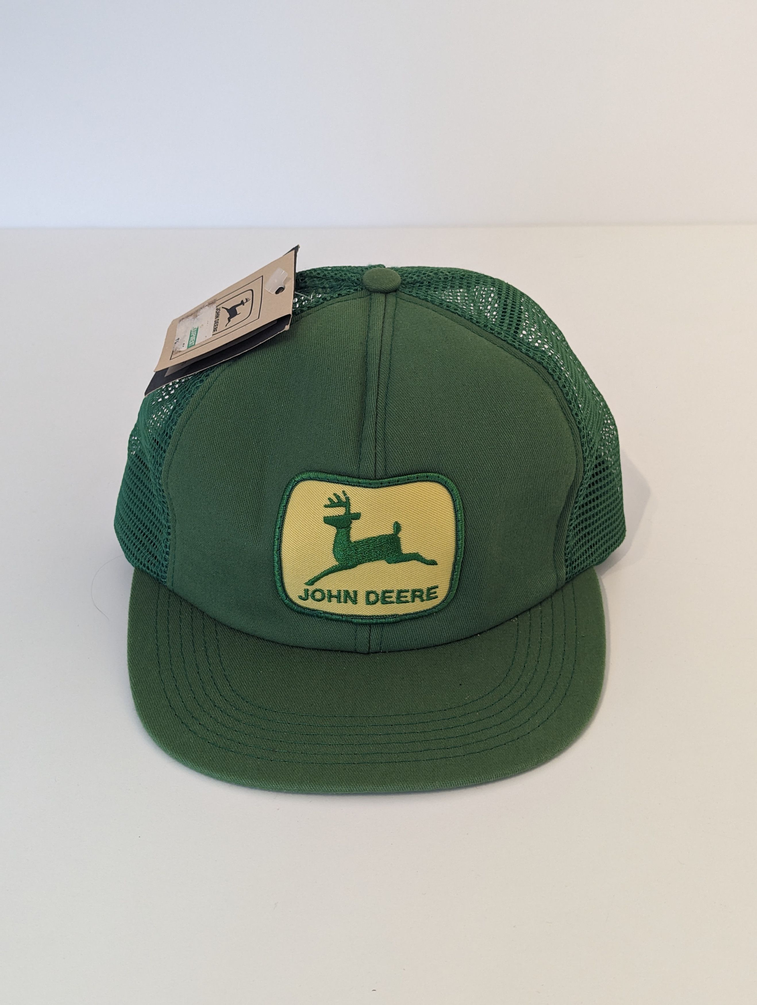 John Deere Vintage Rare John Deer Patch Snapback Trucker Hat Size ONE SIZE - 2 Thumbnail
