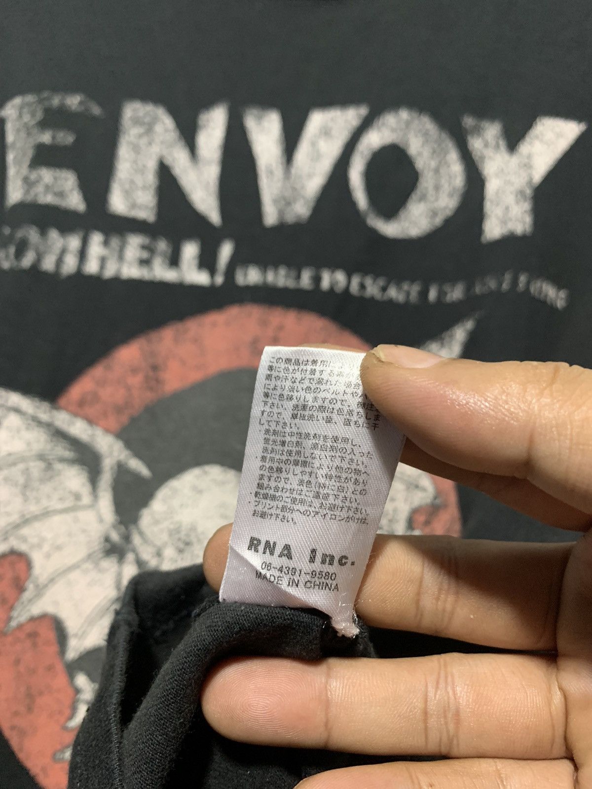 Hysteric Glamour 2000s RNA INC ENVOY FROM HELL DEMON SKULL MOCK NECK L/S Size US M / EU 48-50 / 2 - 7 Thumbnail