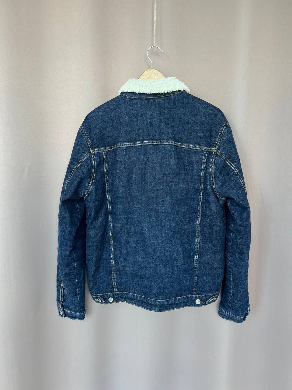 Dsquared2 Dsquared2 Denim Jacket Size 50 or S/M Sherpa Fur Collar Size US M / EU 48-50 / 2 - 7 Thumbnail