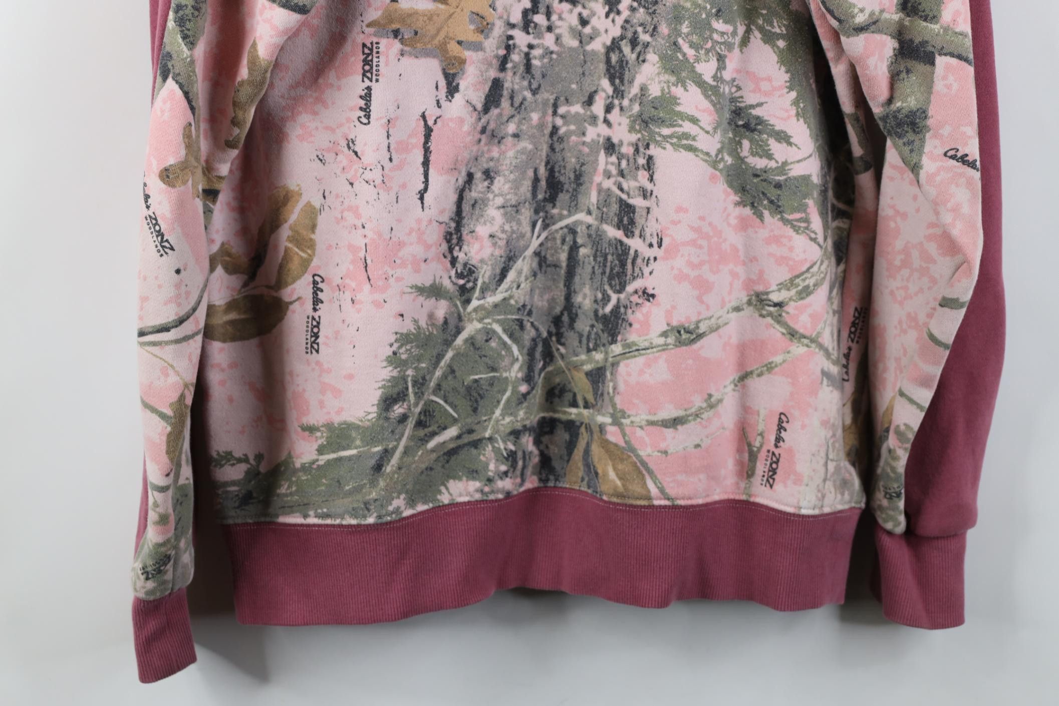 Cabelas Vintage Y2K Cabelas Spell Out Camouflage Hoodie Sweatshirt Size M / US 6-8 / IT 42-44 - 14 Thumbnail